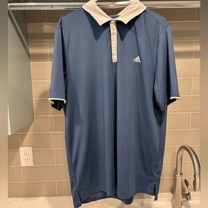 Adidas Lightweight Golf Athletic Polo Size L Climacool